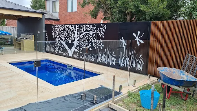 Residential concrete and landscaping work, South East Melbourne